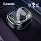Baseus Car Charger, FM Transmitter, Aux Modulato, Bluetooth And Handsfree
